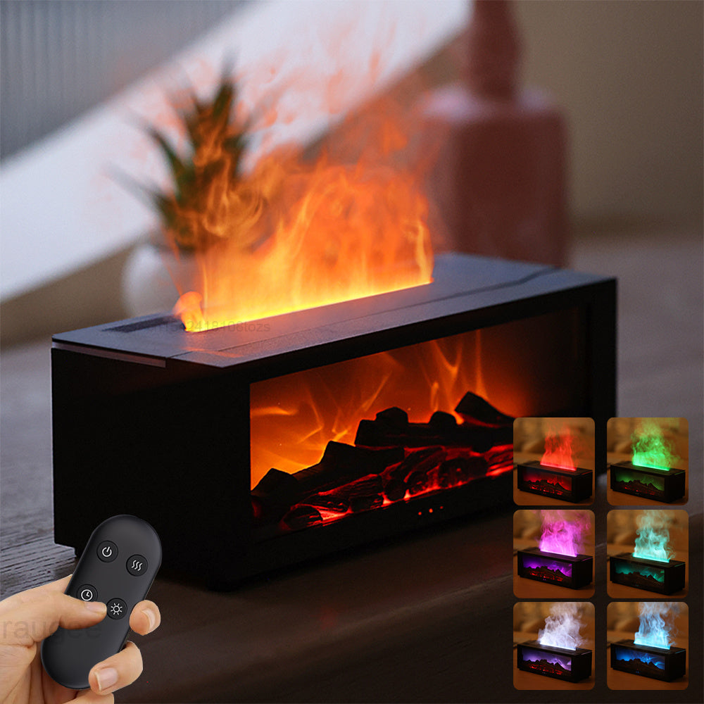 3D Flame Humidifier | Flame Aromatherapy Diffuser